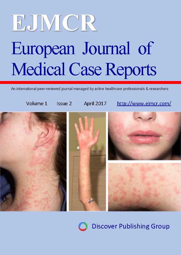 European Journal of Medical Case Reports Cover